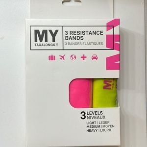 Pink & Yellow Resistance Bands - 3 Levels
